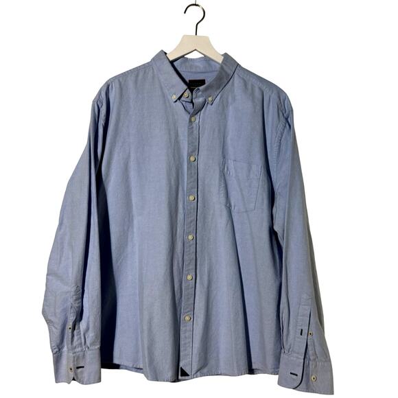 UNTUCKit Rioja Button Down Men's Shirt Long Sleeve Oxford Blue XXX-Large - Picture 2 of 7